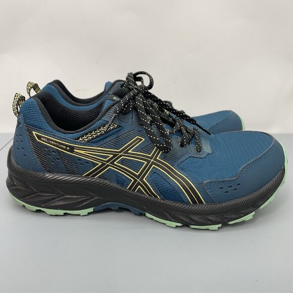 Asics Men's Athletic Shoes - Blue and Yellow - Picture 2 of 14